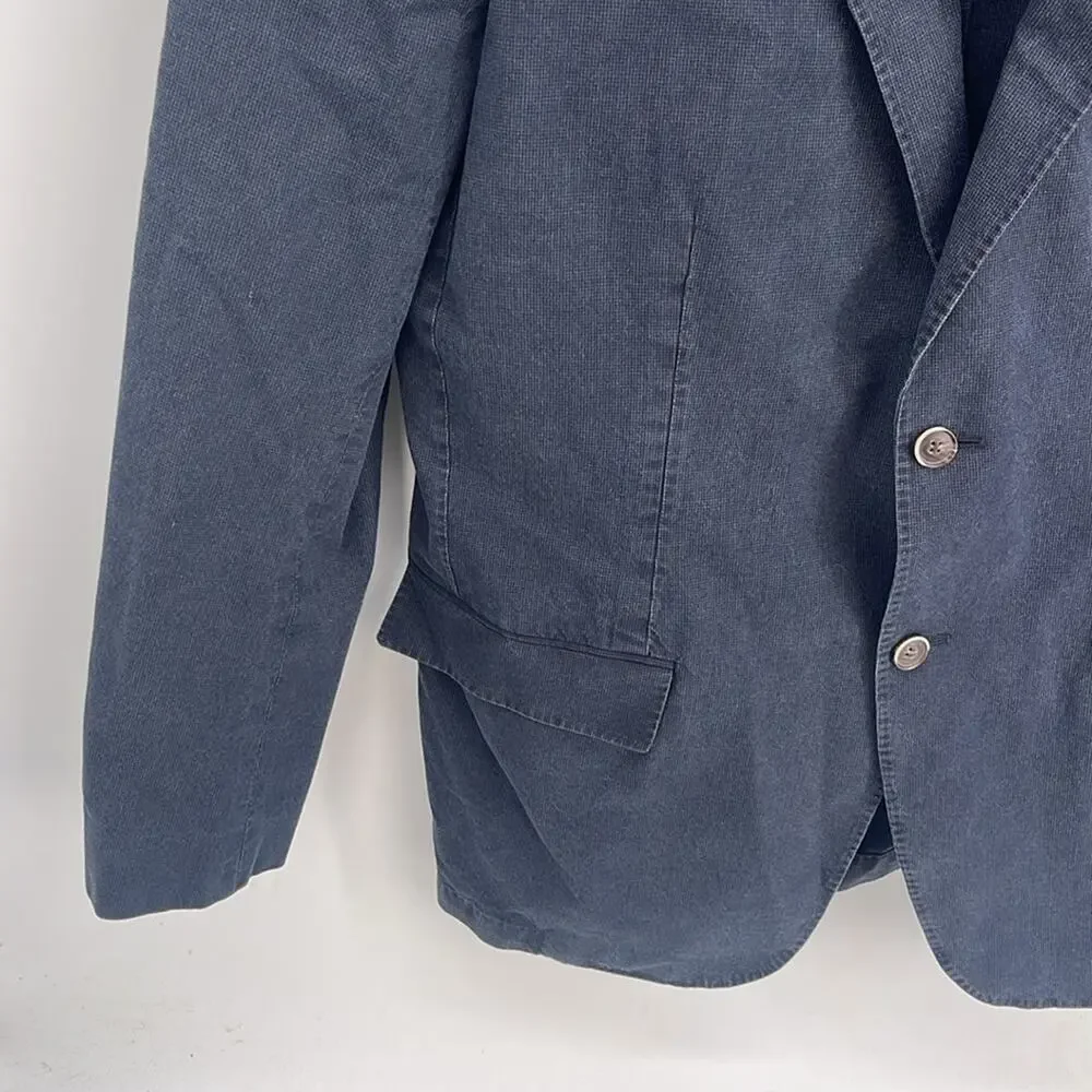 SuitSupply 100% pure cotton unlined two button double vent sport coat blazer